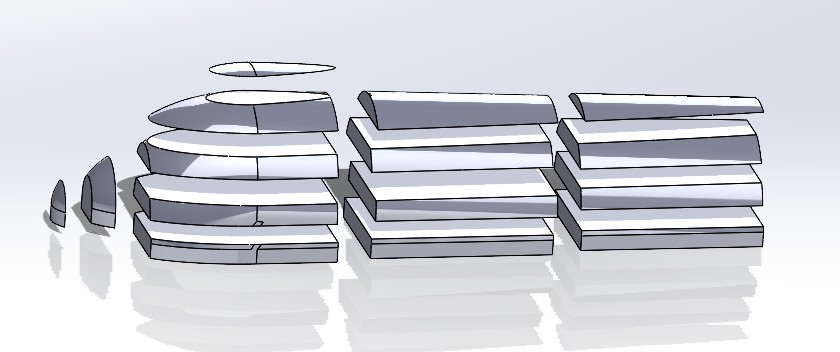 Exploded Aeroshell Mold Puzzle